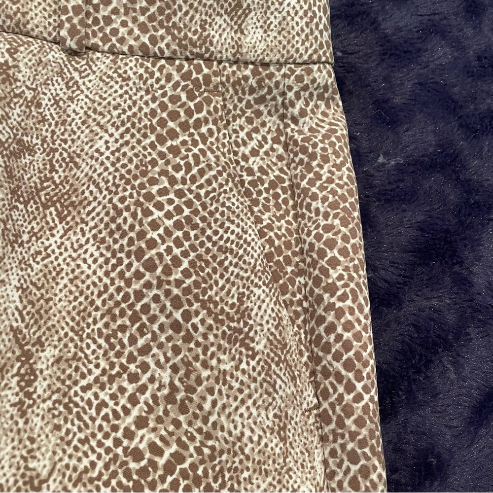 Banana Republic Avery Women’s Size 10 Brown Snakeskin trousers - Picture 8 of 16